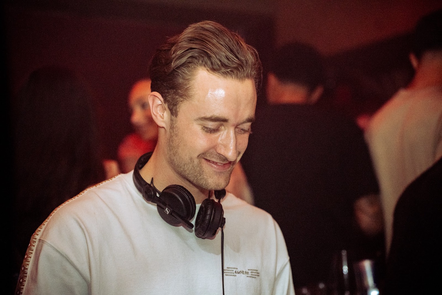 DJ Mink with headphones